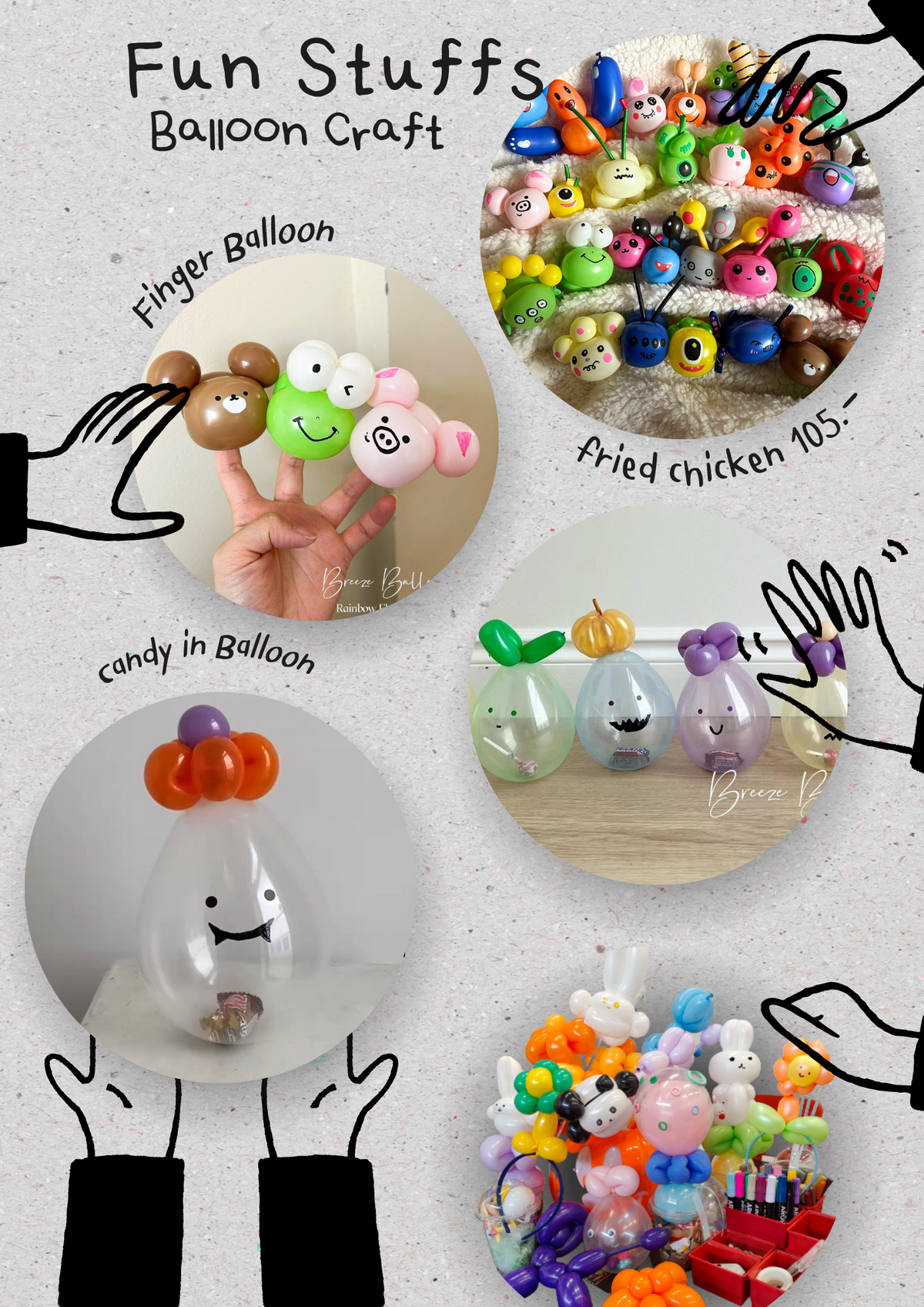 Finger paint rainbow craft - The Craft Balloon