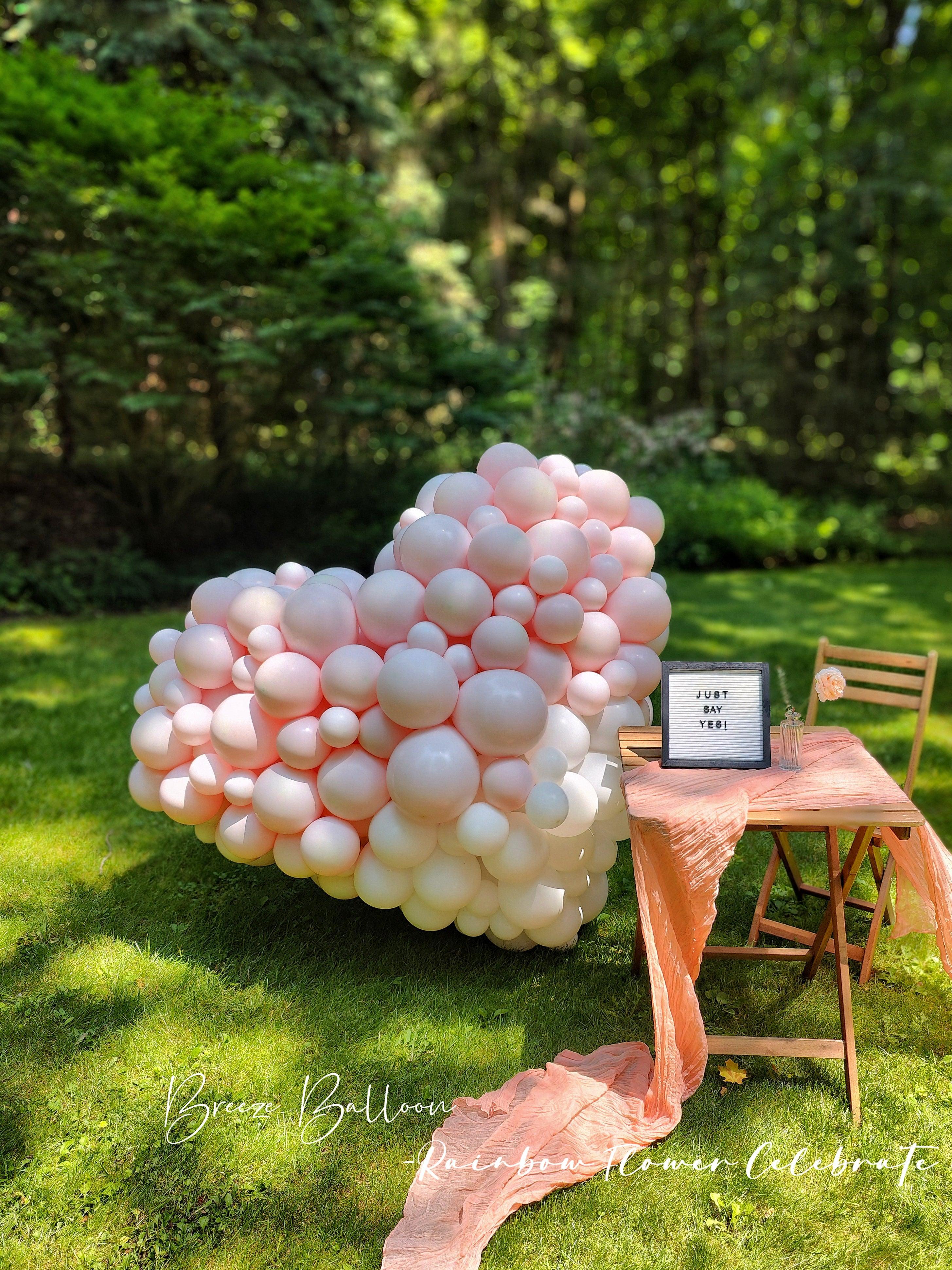 Personalized Balloon Inquiry Form - Rainbow Flower Celebrate