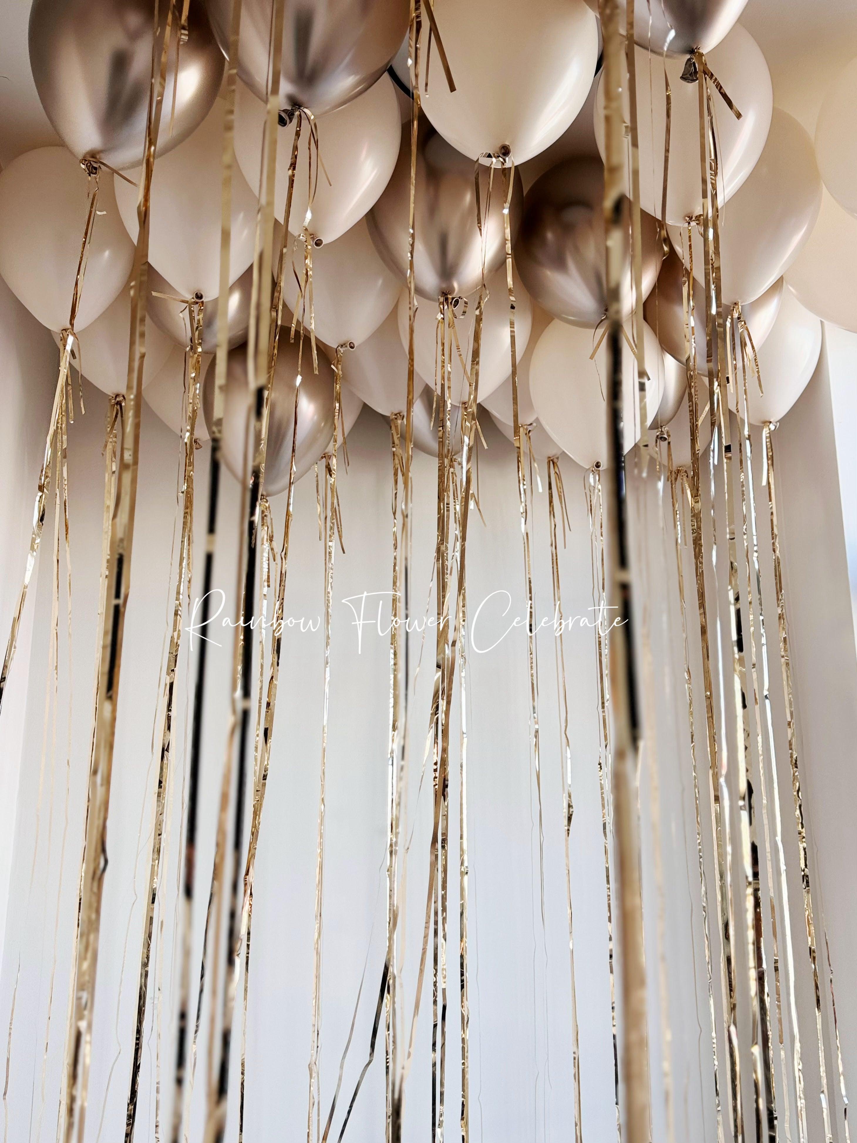 Ceiling Balloons - Rainbow Flower Celebrate