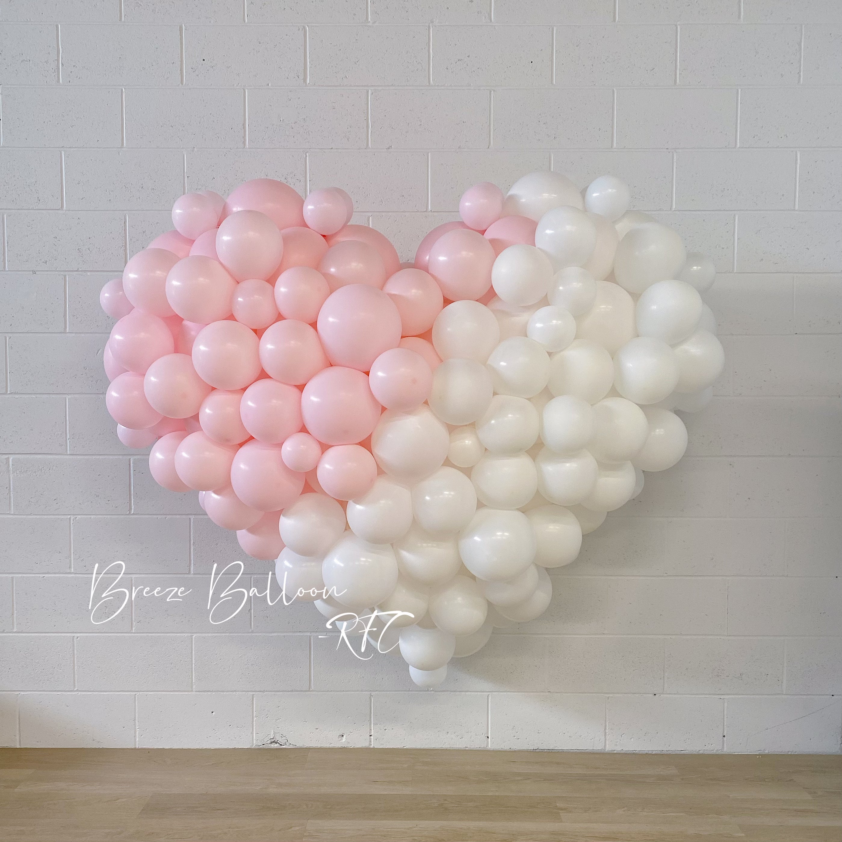 Balloon Heart (large) - Rainbow Flower Celebrate