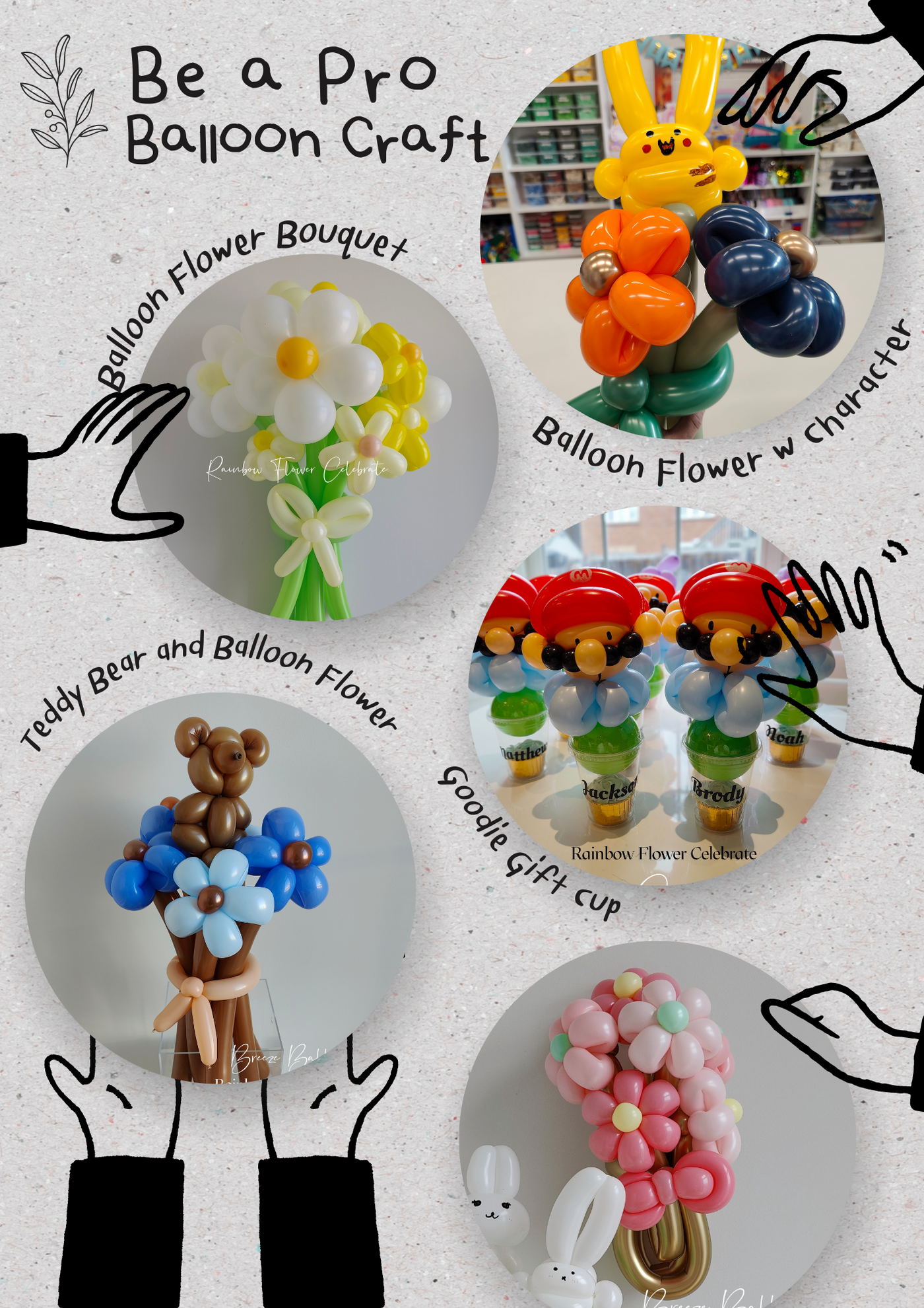 2 Hr Balloon Workshop (6yrs-16yrs)