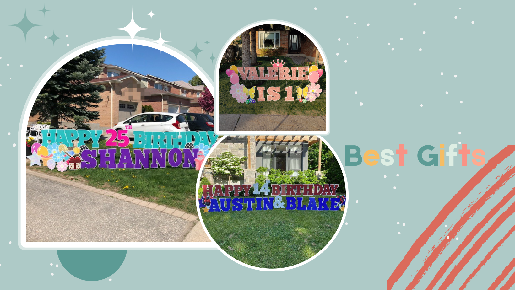 Lawn Greeting Sign Rental