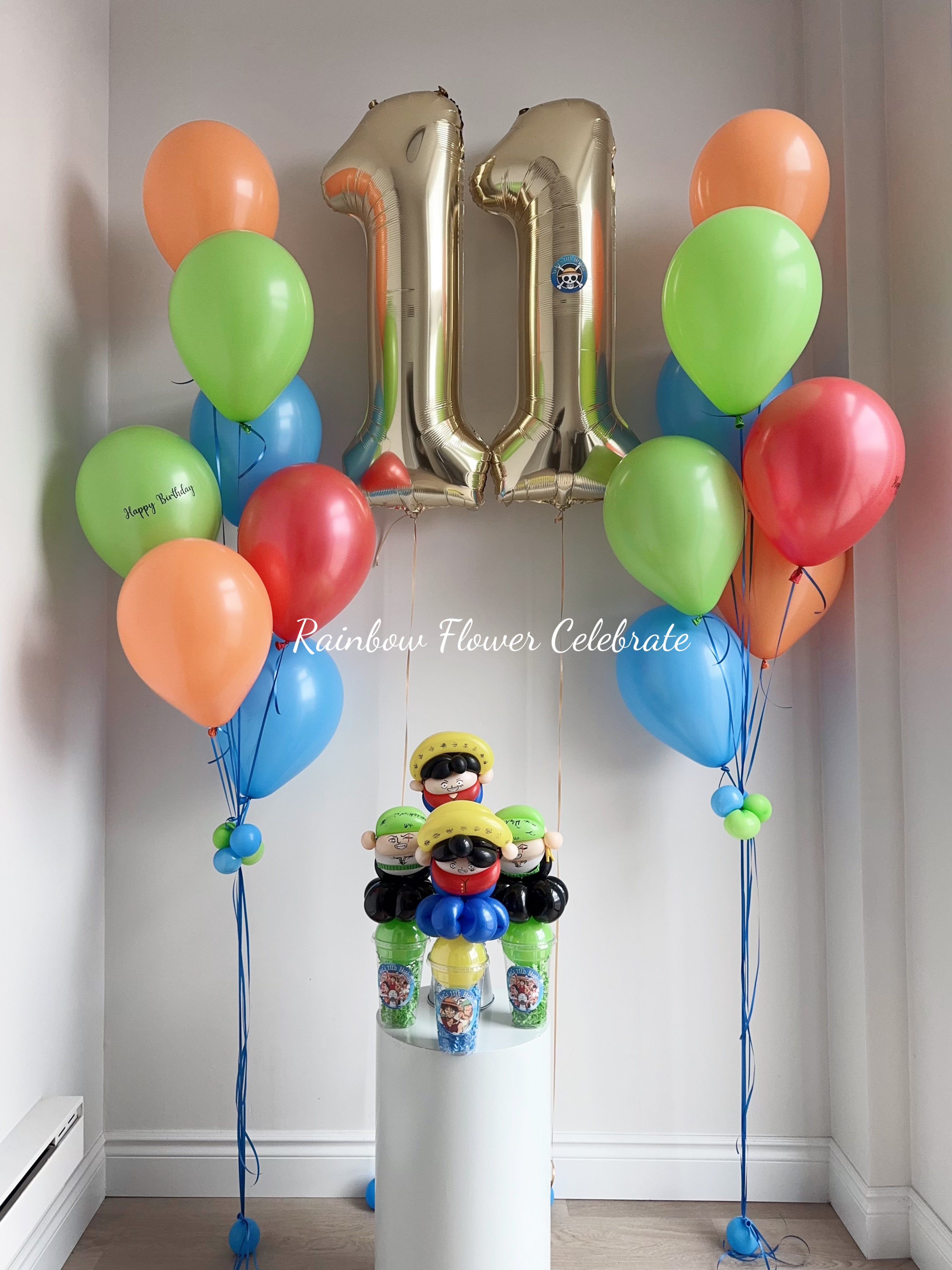 Helium Bouquets with Age