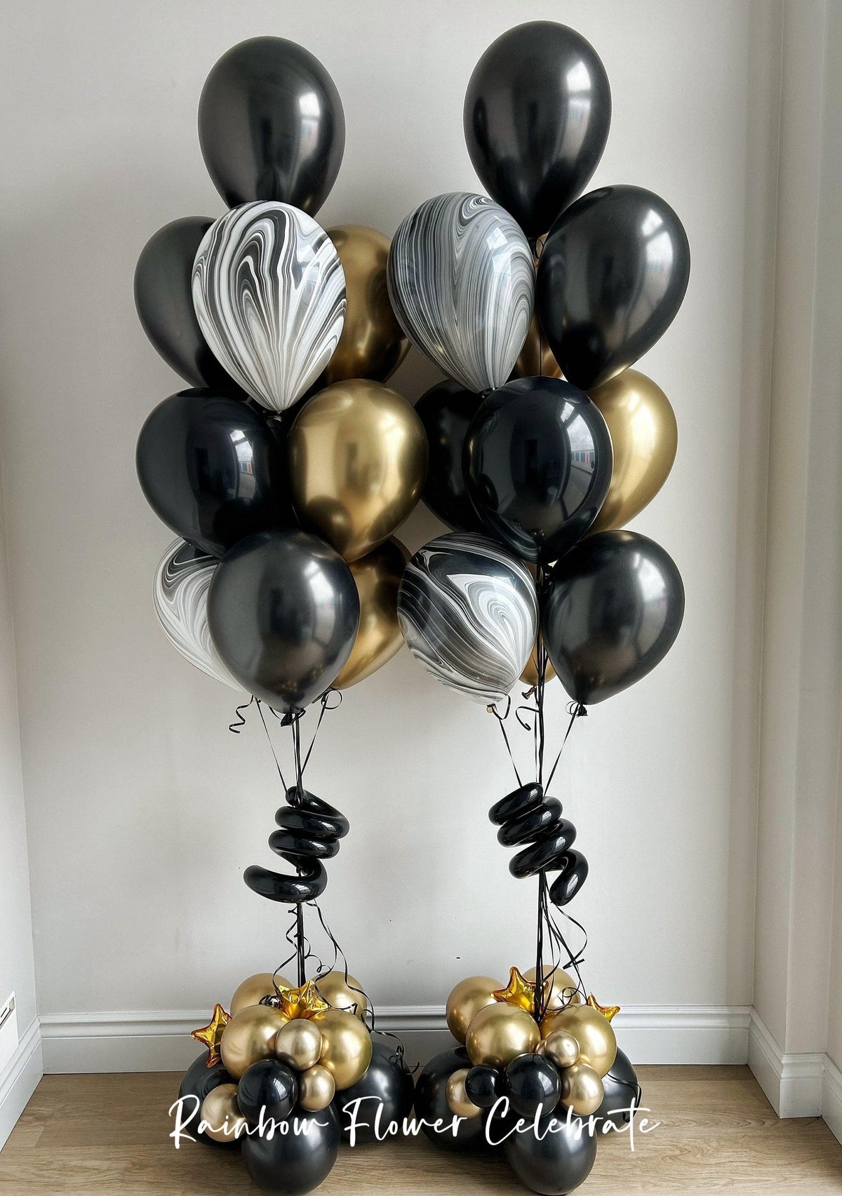 20 Pcs Decorated Helium Balloons | Balloons | Rainbow Flower Celebrate