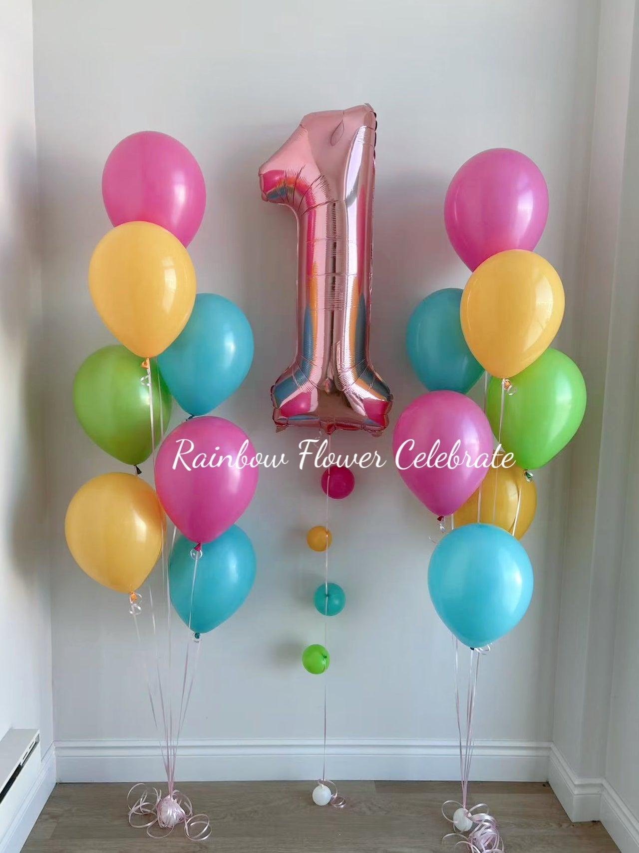 Helium Bouquets with Age