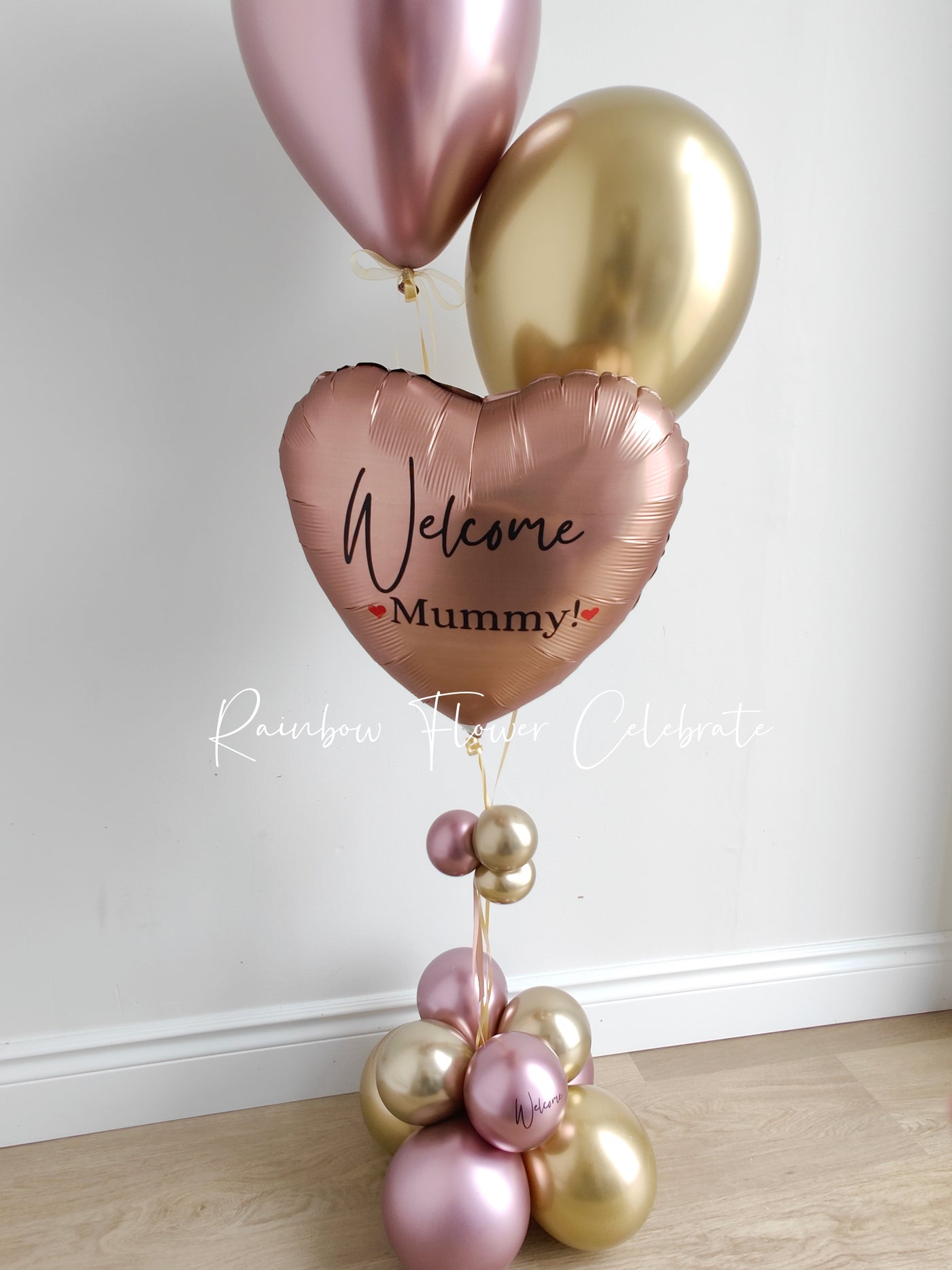 Helium Table Set With Personalized Vinyl