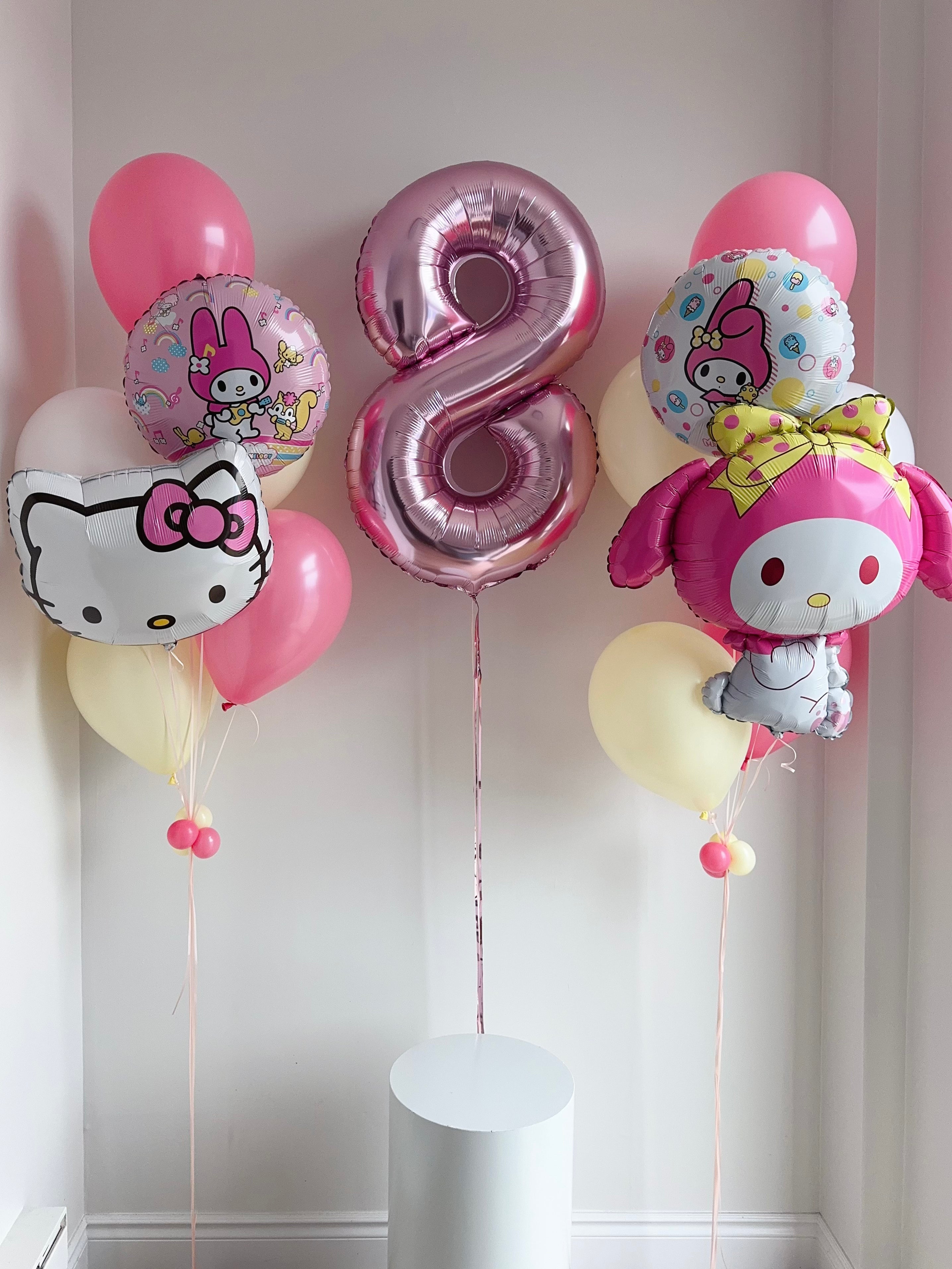 hello kitty and my melody helium set