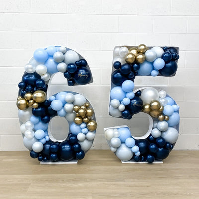 4ft Mosaic Balloon Number