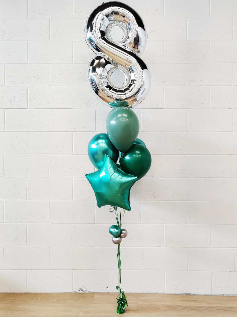Helium Balloons With Age And  Customized Color