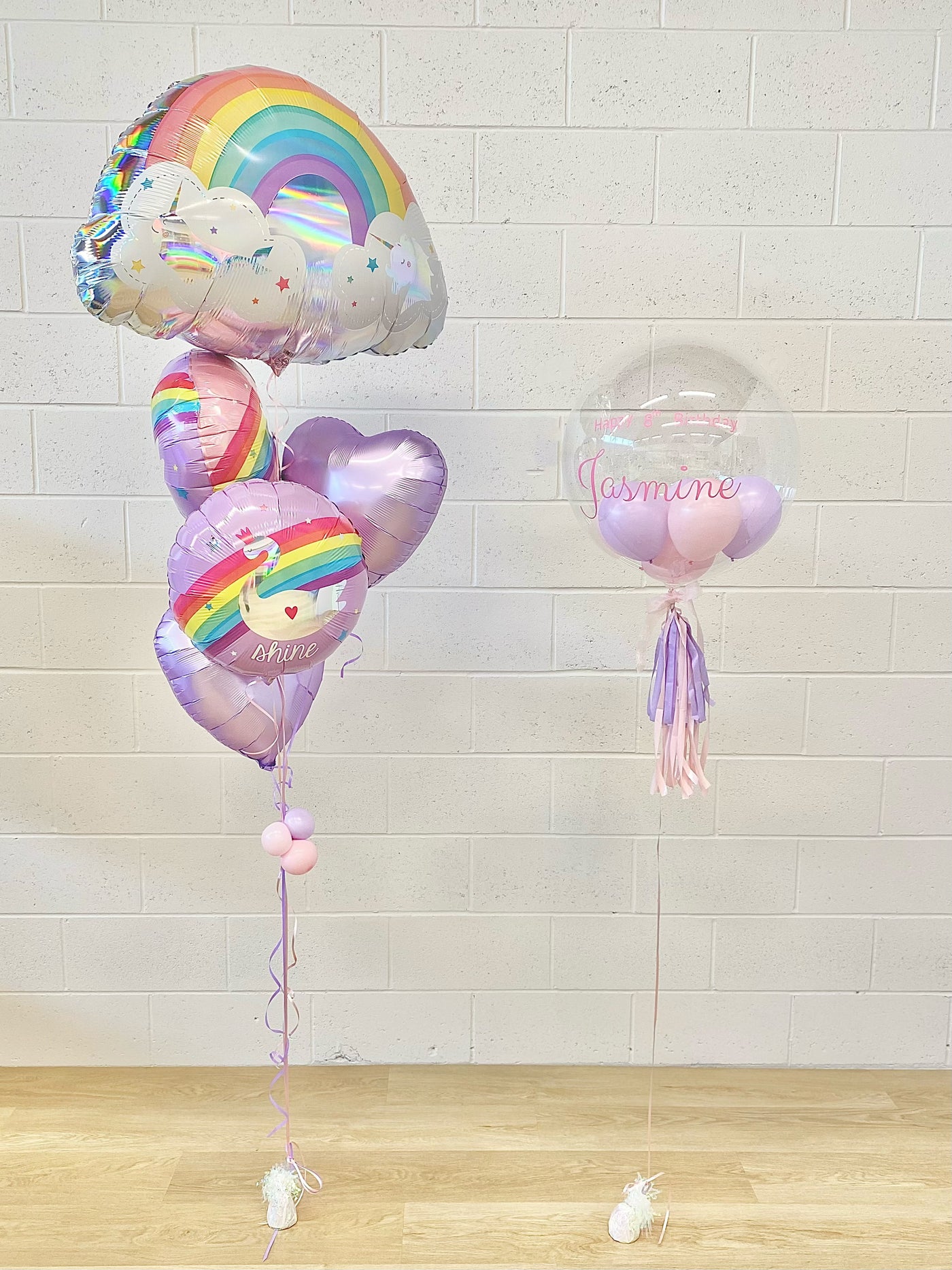 Themed Helium Bundle with Clear BoBo Balloon