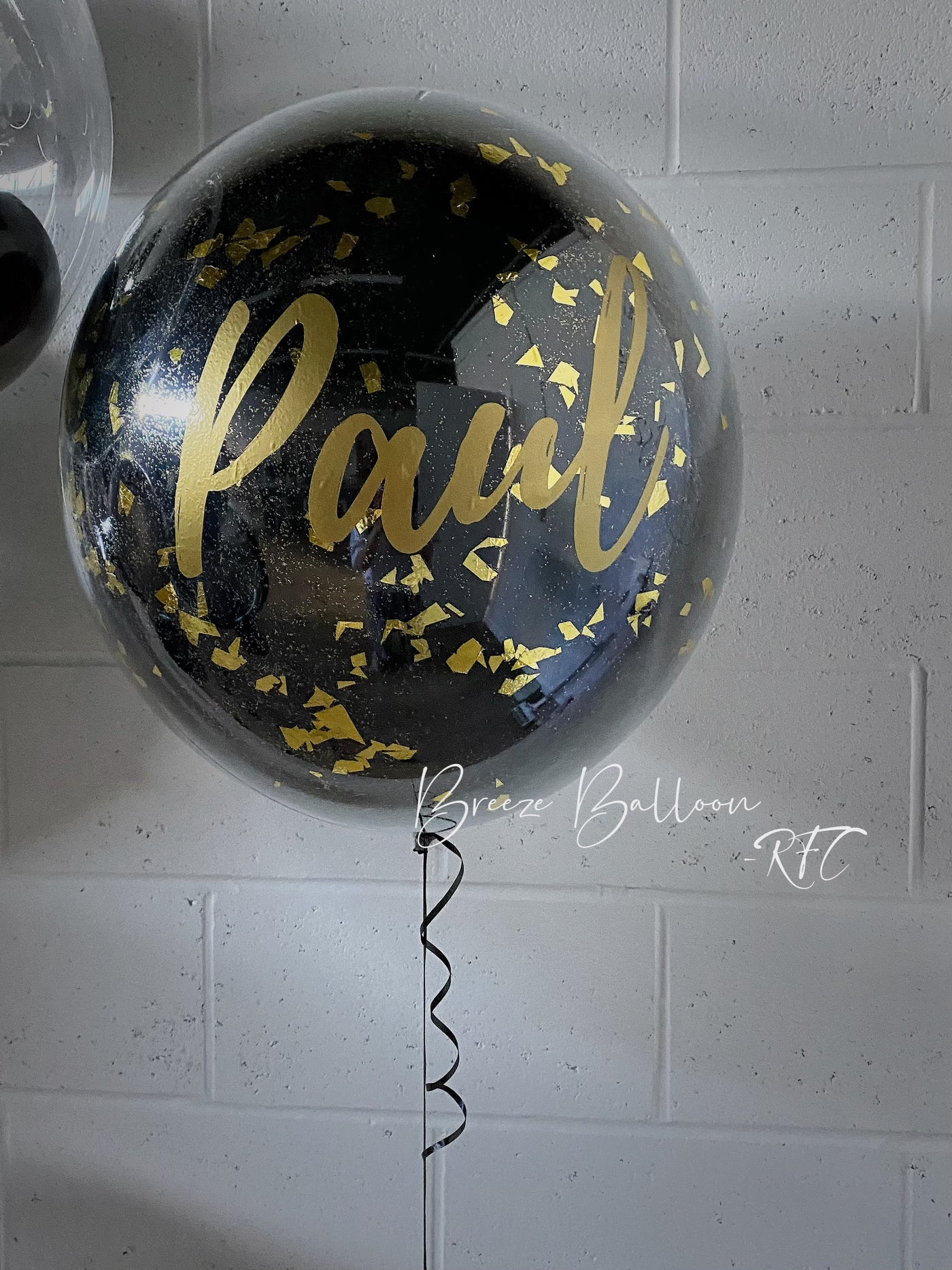 20-22Inches Confetti BoBo balloon with Personalized Message