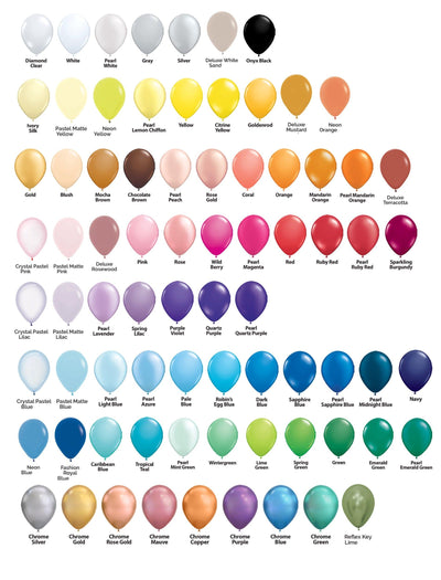 Glow in the Dark Balloon Garland for marquee numbers